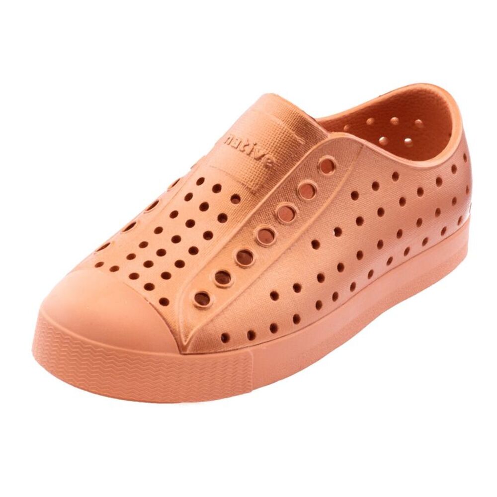 Jefferson Metallic Kids Shoes - Orange - C4